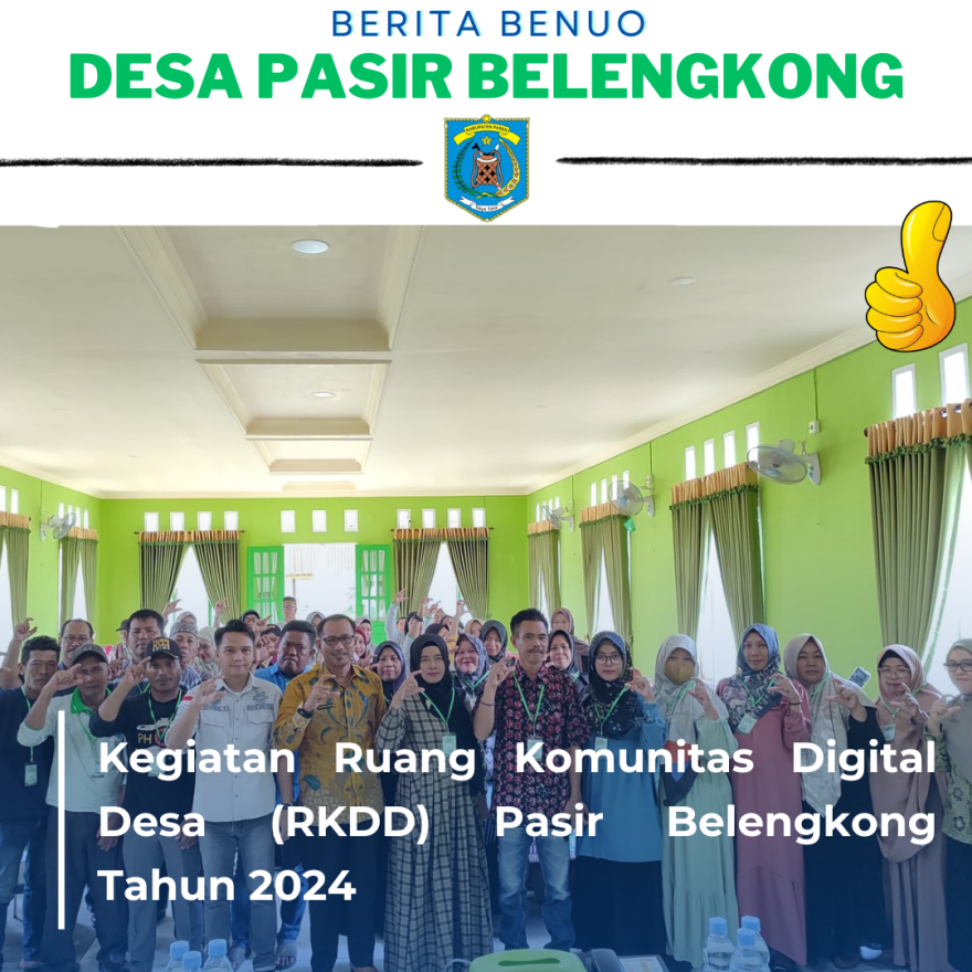 KEGIATAN RUANG KOMUNITAS DIGITAL DESA DI DESA PASIR BELENGKONG