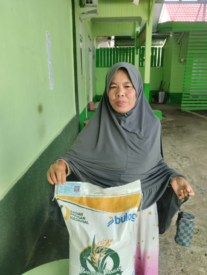 Pembagian Bantuan Pangan Bulan Oktober 2024