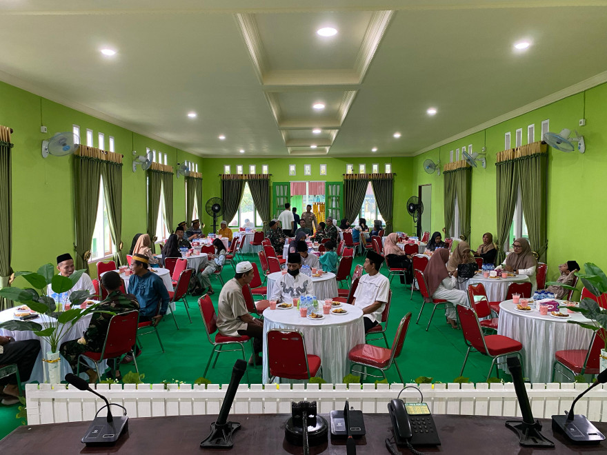 Kegiatan Buka Puasa Bersama PT.PPRL ( Pasir Petroleum Resource Limited ), Danramil, Kapolsek dan Beserta Masyarakat Desa Pasir Belengkong